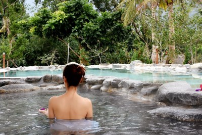 Outdoor hot spring