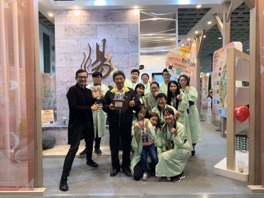 第一次在台北國際旅展登場的台灣好湯館，深受民眾喜愛