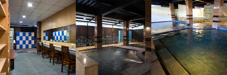 Indoor hot spring