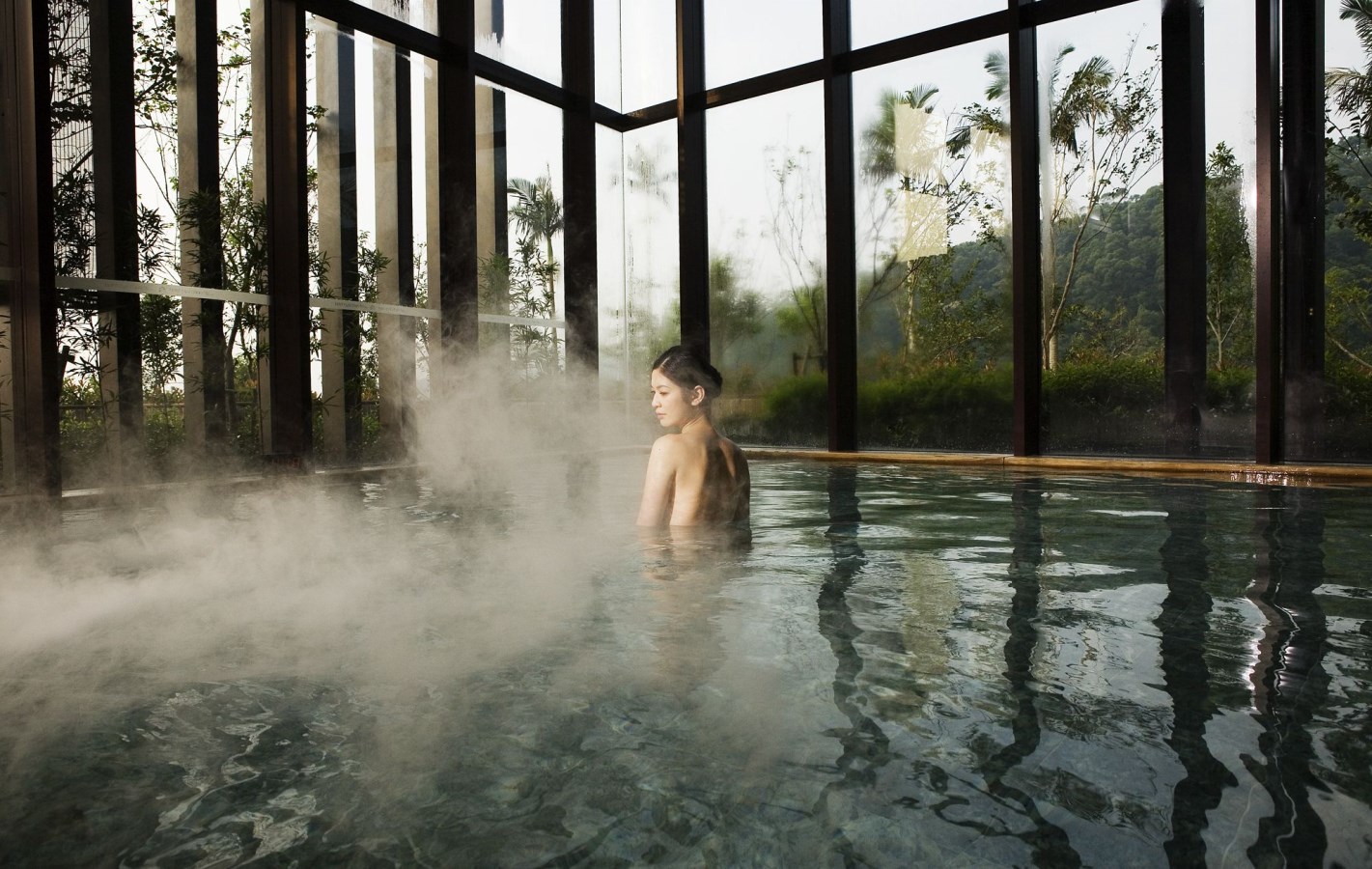 Indoor hot spring