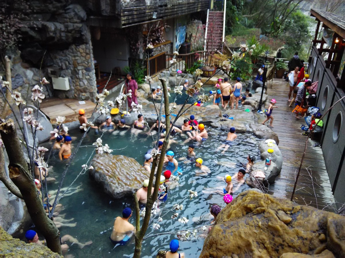 Outdoor hot spring