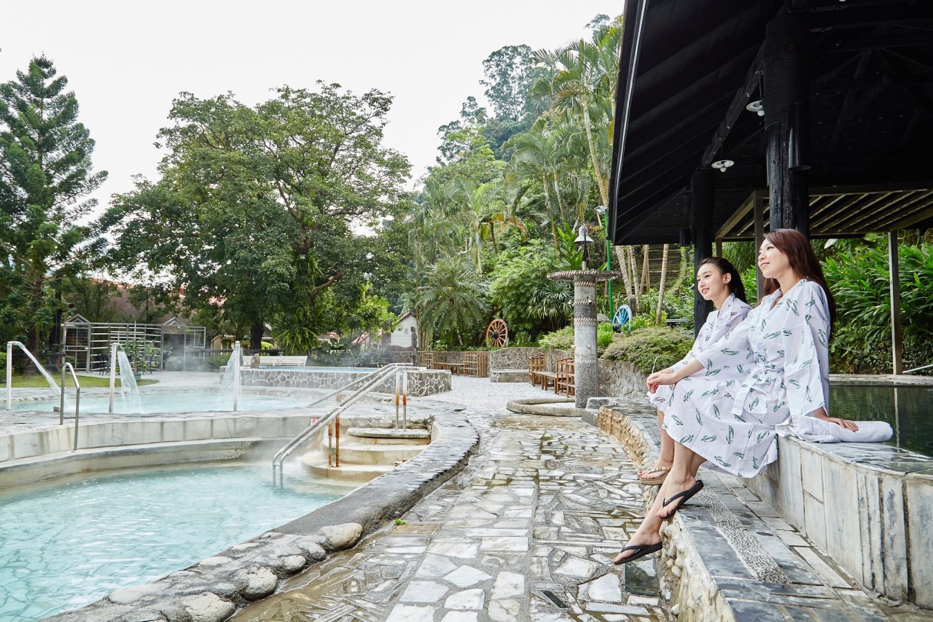 Open-air hot spring